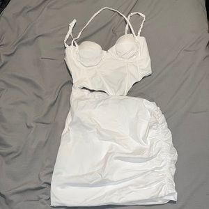Oh Polly corset mini dress